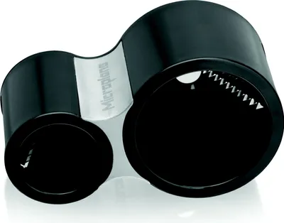 Obrázek produktu pro Microplane Spirálový kráječ 2 v 1, proužkový kráječ, ořezávač zeleniny, nerezová ocel, černý, 48000
