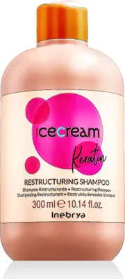 Immagine prodotto di Inebrya Gelato Shampoo ristrutturante alla cheratina 300 ml