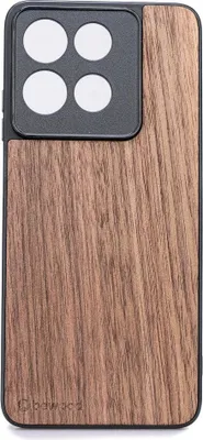 Produktbild von Holzhülle für Motorola Moto G56 5G, Bewood Amerikanischer Nussbaum