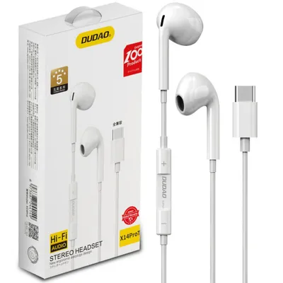 Produktbild von DUDAO Sluchawki X14PROT, Kabelgebunden, Musik/Alltag, 20 - 20000 Hz, Kopfhörer, Weiß