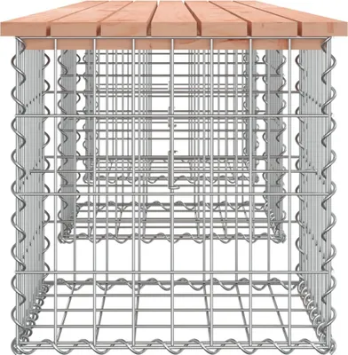 Produktbild von vidaXL Gartenbank aus Gabionen 203x44x42 cm Massivholz Douglasie