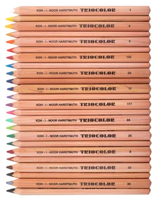 Immagine prodotto di Matite colorate KOH Natura Triocolor Jumbo per artisti 24s