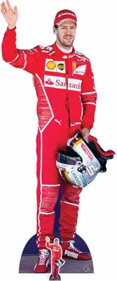 Produktbild von Formel 1 Pappaufsteller Sebastian Vettel