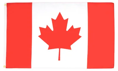 Kanada-Flagge 90x60 cm, Polyester 100D, mit 2 Ringen