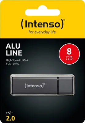 Image de Intenso Clé USB Alu Line anthracite 8 Go