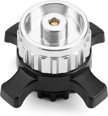Productafbeelding van Gasfornuisadapter, 7/16 inch schroefdraad, zilverkleurig, 1 stuk