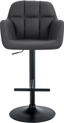 Produktbild von Barhocker Natoma Kunstleder schwarz schwarz