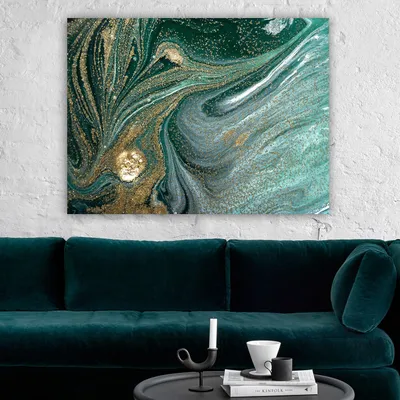 Produktbild von Wallity, Hochwertige Dekorative Leinwandmalerei 70x100 cm, 100% Holzrahmen, 3 cm