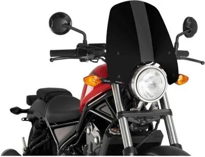 Immagine prodotto di Cupolino PUIG Naked touring nero omologato ABE per Honda