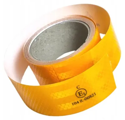 Produktbild von INTRA P2824C Reflektorband Gelb Mikropriśmatisch 50mm