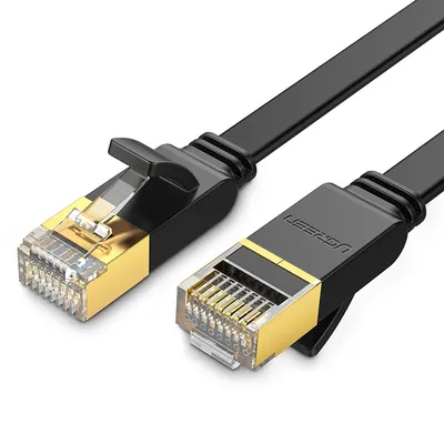 Produktbild von Ugreen 11260, 1 m, Cat7, U/FTP (STP), RJ-45, RJ-45, Schwarz