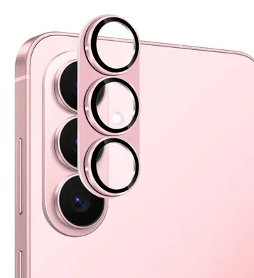 Obrázek produktu pro Ochranné sklo fotoaparátu Ochrana objektivu pro Samsung Galaxy S26 9H tvrzené sklo HD růžové