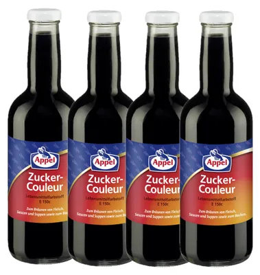 Immagine prodotto di Zucchero Appel Couleur per rosolare la carne e le salse 40g confezione da 4 pezzi
