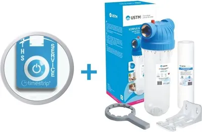 Obrázek produktu pro 10" těleso s 3/4" přípojkou + deska + klíč + šrouby + vložka