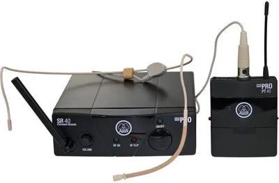Obrázok produktu pre AKG Acoustics WMS40 Mini Sport Set ISM 2 ad archetto Kit microfono senza fili Tipo di trasmissione