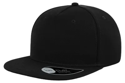 Produktbild von Atlantis Flat Visor 5 Paneel Kappe LT887 (Einheitsgröße) (Schwarz)