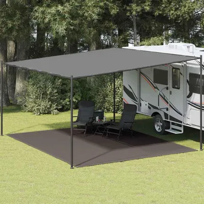Obrázok produktu pre vidaXL Stanový koberec 400x500 cm antracitový