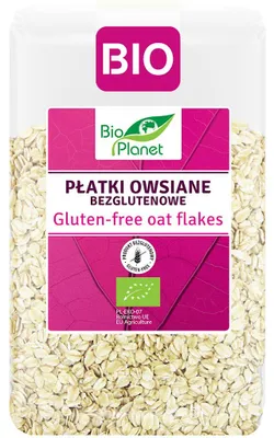 PŁATKI OWSIANE BEZGLUTENOWE BIO 1 kg - BIO PLANET