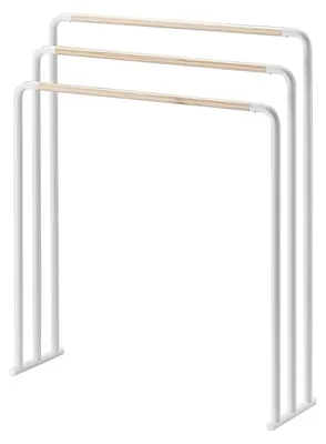 Image de YAMAZAKI - Porte serviettes en métal 3 barres