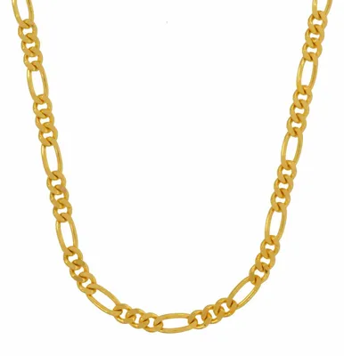 Produktbild von Goldkette Figarokette Halskette 2,2 mm - 50 cm massiv 333-8 Karat Gold
