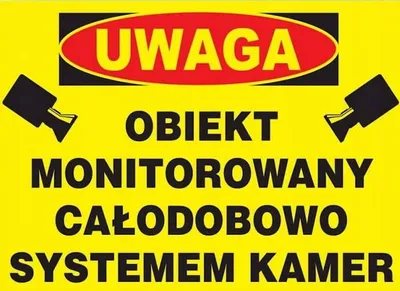 Zdjęcie produktu dla ZI-12 ZNAK TABLICA Obiekt monitorowany całodobowo