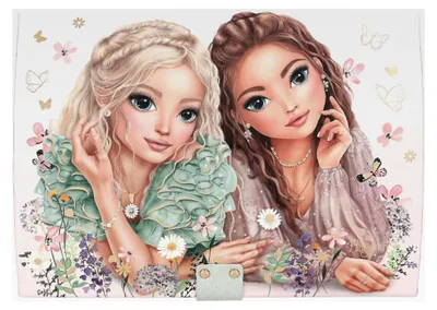 Produktbild von Schmuckkästchen in Rosa mit Model Motiv und floralen Details