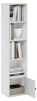 Immagine prodotto di Furinno LUDER, libreria a 5 ripiani, design moderno con ante