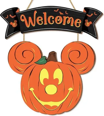 Obrázok produktu pre Azomor Festieve – halloweenský venc na dvere z dreva na dekoráciu do interiéru aj exteriéru