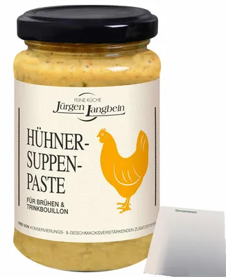 Produktbild von Jürgen Langbein Hühner-Suppen-Paste (250g Glas) + usy Block
