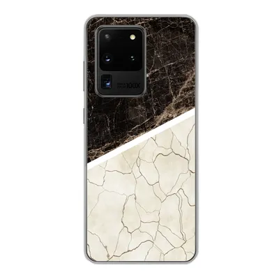 Produktbild von MuchoWow® Handyhülle Schutzhülle Hülle für Samsung Galaxy S20 Ultra Marmor - Struktur - Abstrakt Silikon Softcase Handy Hülle - Karteninhaber