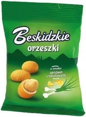 Immagine prodotto di Beskidzkie noccioline al gusto di formaggio e cipolla 70 g