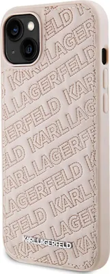 Produktbild von Karl Lagerfeld Klhcp15mpqkpmp Iphone 15 Plus/14 Plus 6.7´´ Handyhülle Beige,Rosa  Beige,Rosa One Size