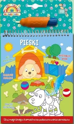 Zdjęcie produktu dla Pieski. Malowanka Wodna z Flamastrem