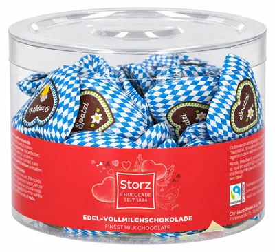 Obrázek produktu pro Storz srdce bílá modrá jemné plnotučné mléko Spatzl 50s 450g