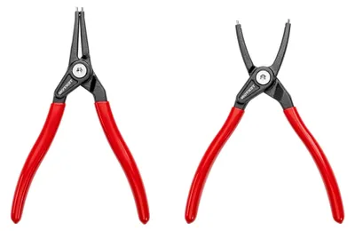 Produktbild von Sicherungsringzangen-Set, 17,8 cm, 2-teilig (0,2 cm Spitzen)