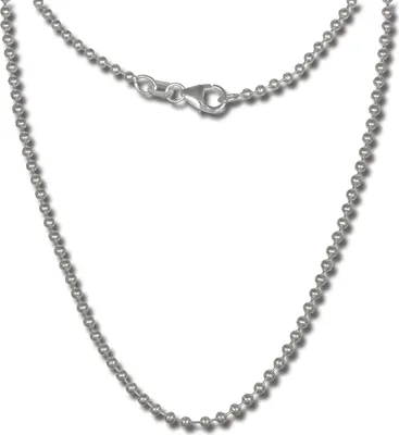 Produktbild von SilberDream Halskette 70cm Kugelkette 925 Silber Damen Schmuck silber SDK20670