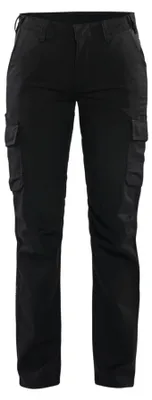 Produktbild von BLAKLÄDER Damen-Bundhose Industrie Stretch, schwarz, Konfektionsgröße DE: 36