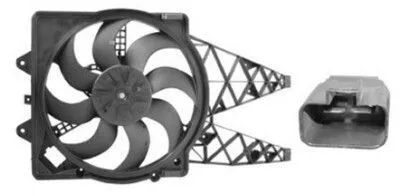 Produktbild von VAN WEZEL 1624749 Lüfter Motorkühlung Kühlerlüfter für FIAT GRANDE PUNTO (199) Wasserkühler Ø405mm
