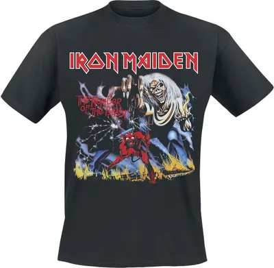 Produktbild von Iron Maiden T-Shirt Herren Stranger Number Of The Beast schwarz S