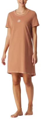 Productafbeelding van Schiesser damesnachthemd, korte mouwen, zachte katoen, model "Bigshirt" met zakken - nachtkleding