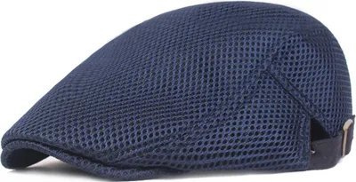 Produktbild von Schiebermütze 1 Stk, Atmungsaktiver Mesh Sommerhut, Marineblau, Für Herren, Outdoor Und Alltag
