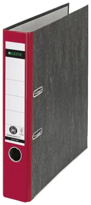 Produktbild von Leitz Cardboard binder 180°, A4, Karton, Rot, 350 Blätter, 5,2 cm, 55 mm