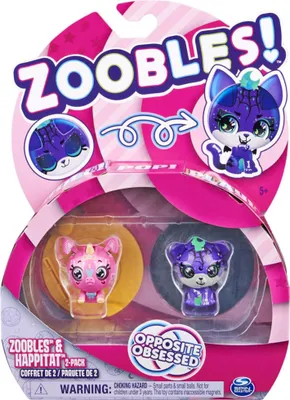 Obrázok produktu pre Zoobles ZBL COL ZooblesAniml2Pk Bear/PuppyC1 GML, Zviera, 5 rok / roky, Viacfarebný