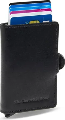 Image de The Chesterfield Brand Cuir étui pour carte de crédit Baldwin Cardholder Black noir