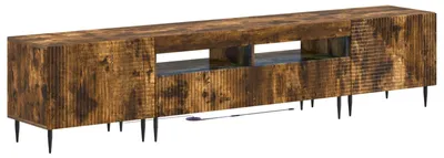 Immagine prodotto di Mobile TV a 3 ripiani in legno impiallacciato effetto rovere