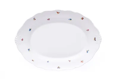 Image de Bol ovale, porcelaine tchèque, Vérone, 32 cm, G. Benedikt