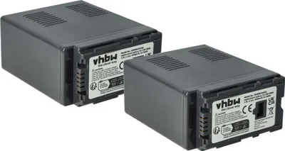 Produktbild von vhbw 2x Akku Ersatz für Panasonic VW-VBG6 für Videokamera Camcorder (4400 mAh, 7,4 V, Li-Ion) + Infochip