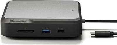 Produktbild von ALOGIC DUCD2, Kabelgebunden, USB 3.2 Gen 2 (3.1 Gen 2) Type-C, 100 W, 10,1000,100 Mbit/s, Grau, Schwarz, SD