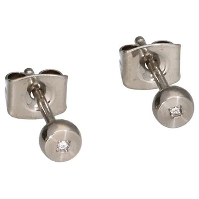Produktbild von Boccia Titan Brillant Ohrstecker 0537-01 89