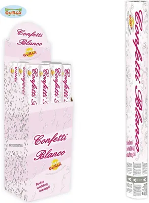 Produktbild von Karneval Party-Highlight Konfetti Kanone 50 cm Effektreich Geburtstag Feier Silvester Event Spaß Dekoration, Farbe: Silber